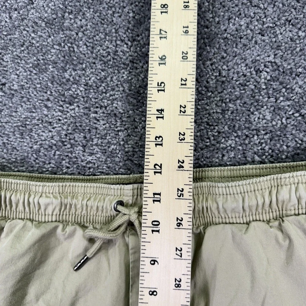American Eagle Shorts Mens Medium Beige Chino Flex Drawstring Summer Pockets